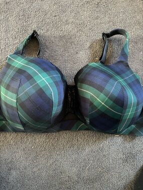 NWOT Cacique Plaid Underwire T-Shir Bra - 46DDD